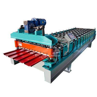 “1000mm Effective Width Metal Roof Panel Cold Roll Forming Machine For GI PPGI Color Steel Coil”