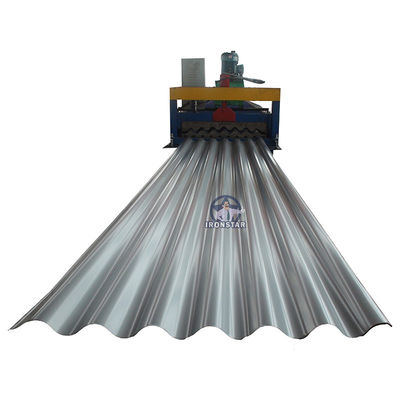 0.13-0.8mm Color Steel 780mm Corrugated Roll Forming Machine Customized Color