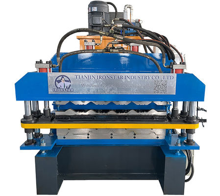 840mm And 1000mm Glazed Tile Double Layer Forming Machine 5.5KW