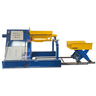 5 Tons Hydraulic Automatic Decoiler Machine 1250mm Feeding Width
