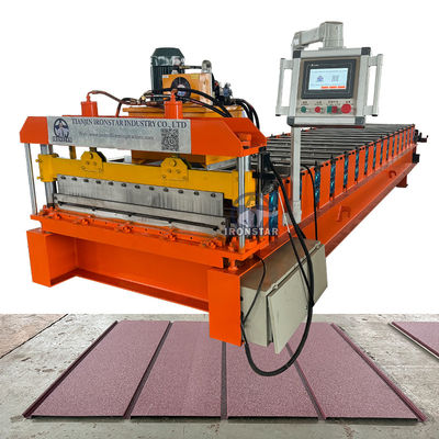 T10 C10 Trapezoidal roofing sheet roll forming machine in Kyrgyzstan metal roof roll forming machine metal roof machine