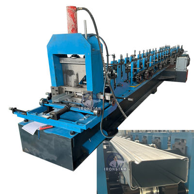 Upright rack C type pallet beam roll forming machine for India Automatic Goods sheft roll forming machine