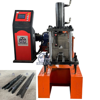104 Omega bracket roll forming machine in Russia Raw material:Galvanized steel