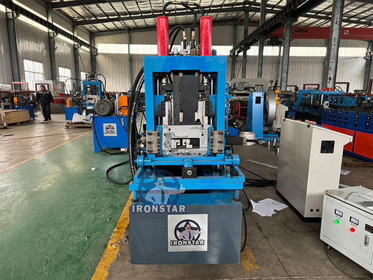 “C Purlin Roll Forming Machine 80-300mm Adjustable C Channel Forming Machine Wide Range Size Adjustable Roll Former”