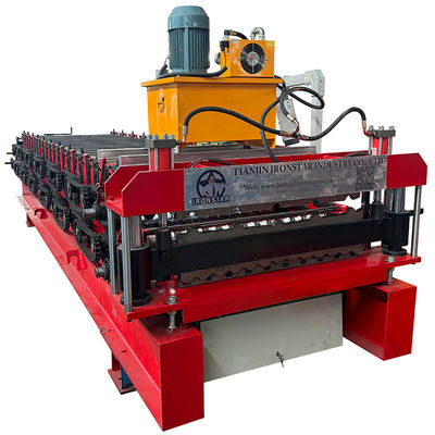 “Automatic 840 836 Double Layer Roll Forming Machine for Bolivia Trapezoidal Corrugated Metal Roof Panel Making Machine”