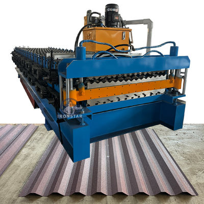 “Double Layer Roll Forming Machine 5 Rib and 6 Rib Trapezoidal Sheet CE Certified European Standard Automatic Roof Sheet Making Machine for Hungary Metal Roofing Production Line ”