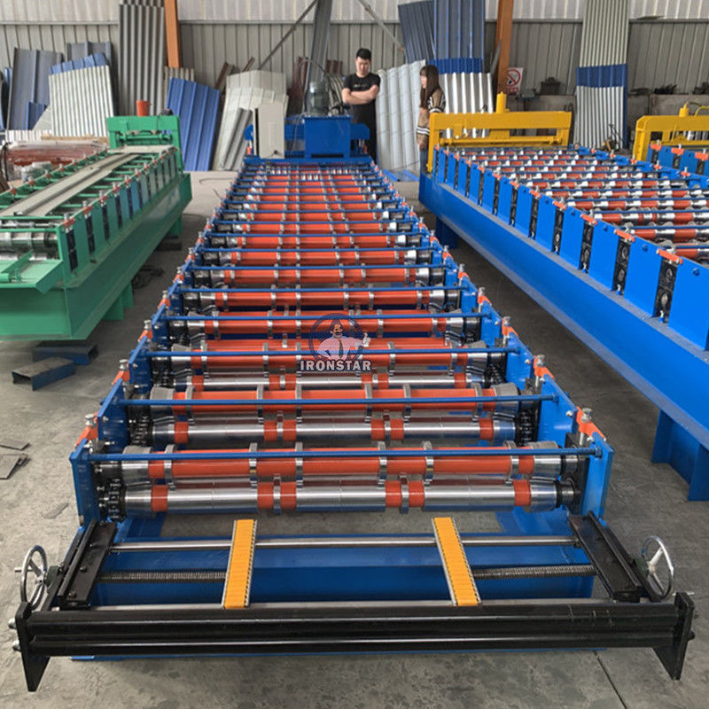 Automatic 0.3mm-0.6mm R Panel Roll Forming Machine PBR Roof Panel Machine