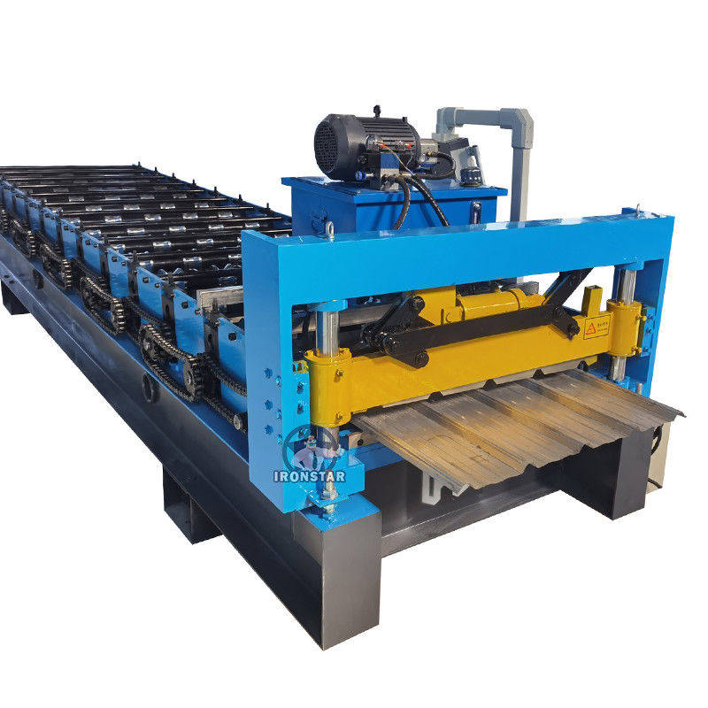 G550 750mm Spandek Metal Roofing Sheet Roll Forming Machine 0.14mm-0.3mm