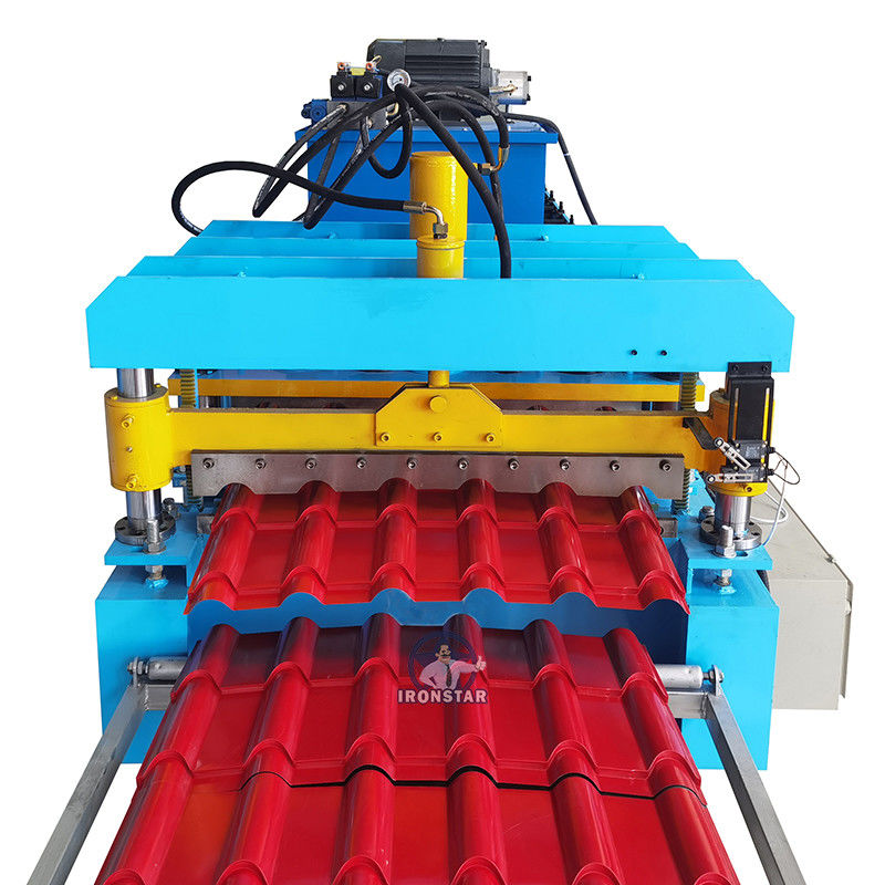 Customized 0.3-0.8mm Steel Tile Forming Machine Bamboo Tiles Making Machine