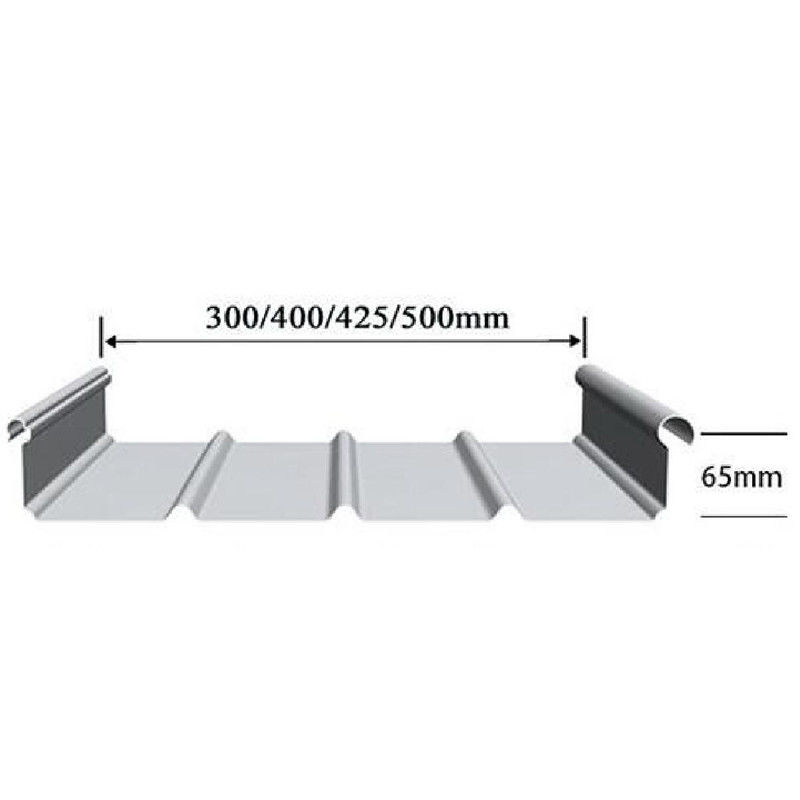 Galvanized Metal PPGI Standing Seam Roofing Machine Standing Seam Panel Machine