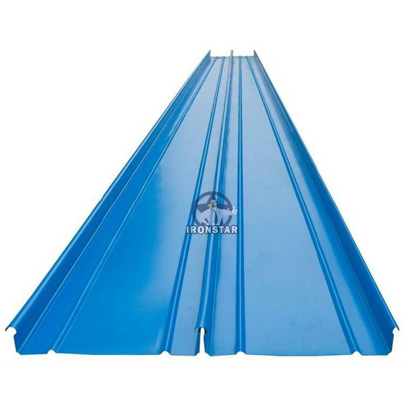 Thickness 0.3-0.6mm Standing Seam Roofing Machine Standing Seam Roll Former 4KW