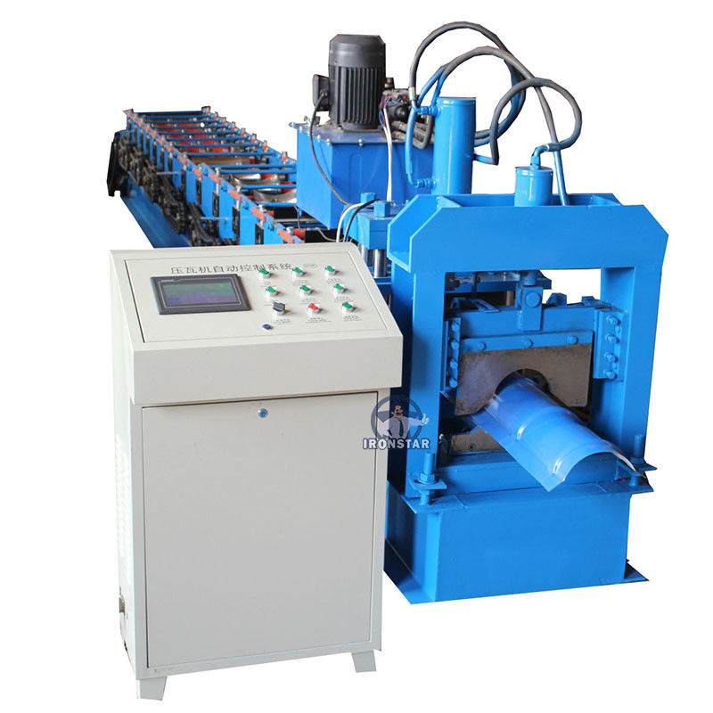 312mm Width Metal Roll Forming Machines Roof Ridge Cap Roll Forming Machine