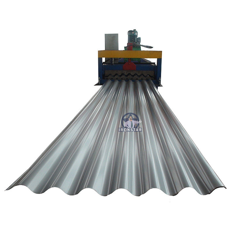 0.13-0.8mm Color Steel 780mm Corrugated Roll Forming Machine Customized Color