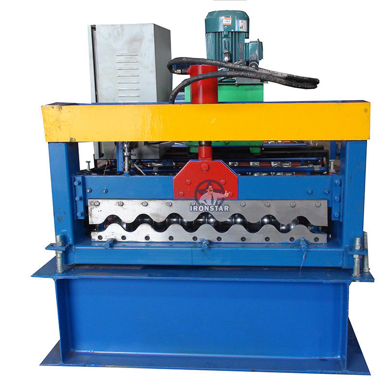 0.13-0.8mm Color Steel 780mm Corrugated Roll Forming Machine Customized Color