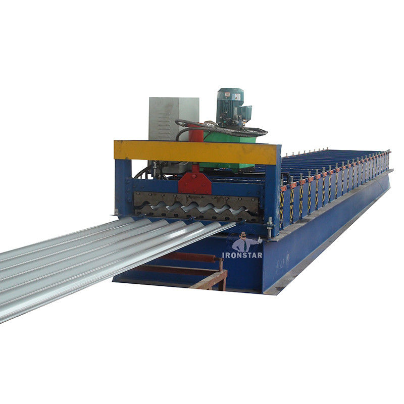 0.13-0.8mm Color Steel 780mm Corrugated Roll Forming Machine Customized Color