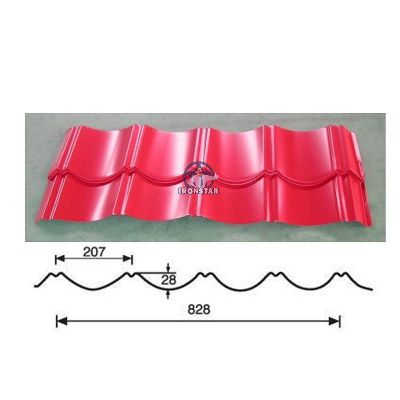 828mm Width Double Layer Roofing Sheet Roll Forming Machine IBR Making Machine