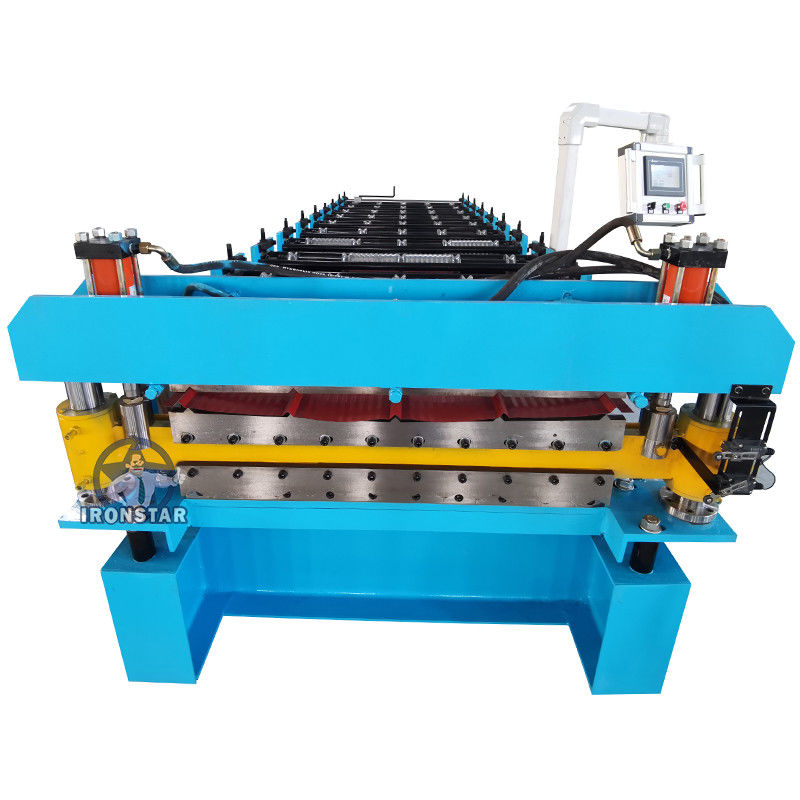 836mm Corrugated And Rib Double Layer Roll Forming Machine 5.5KW For Roof Sheet