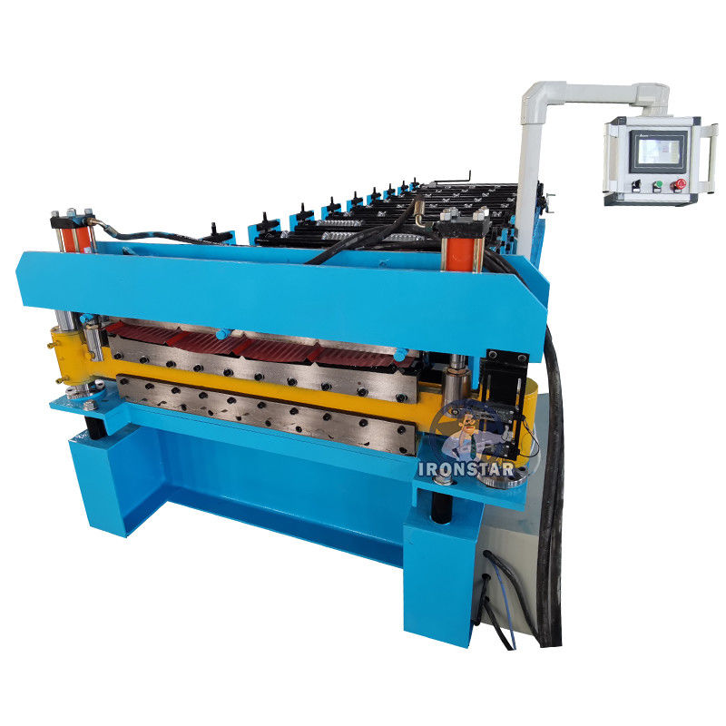 836mm Corrugated And Rib Double Layer Roll Forming Machine 5.5KW For Roof Sheet