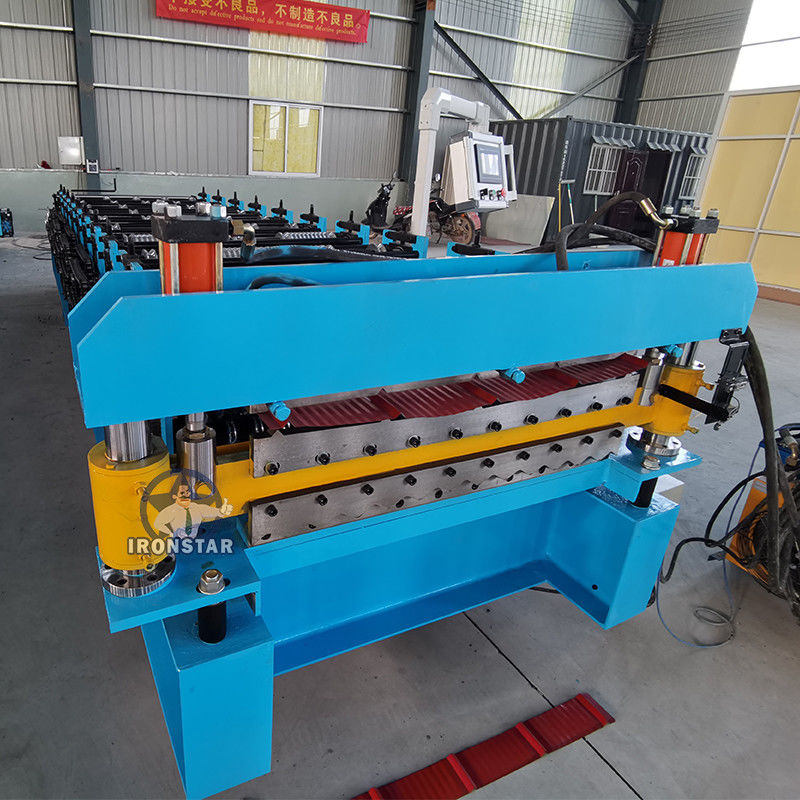 836mm Corrugated And Rib Double Layer Roll Forming Machine 5.5KW For Roof Sheet