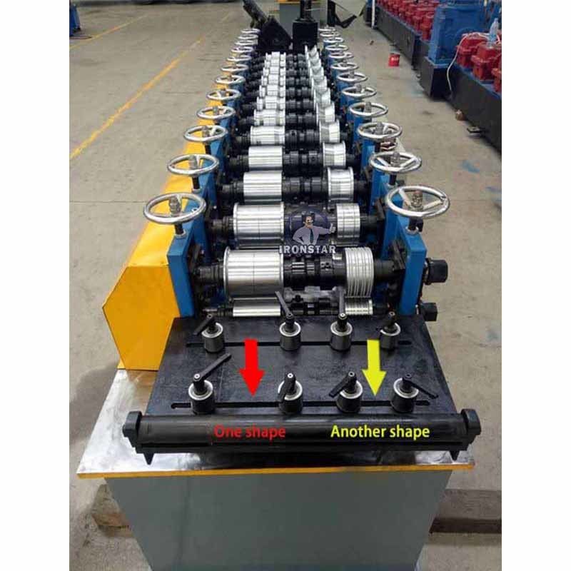 Drywall Channel CD And UD 2 In 1 Double Rows Stud Roll Forming Machine