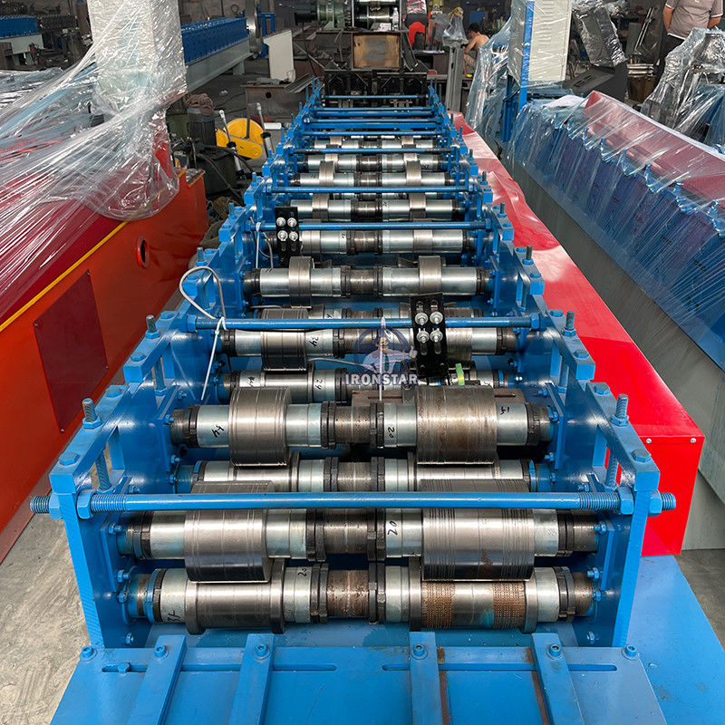 CE Two Profiles C And C Channel Double Rows Stud Roll Forming Machine