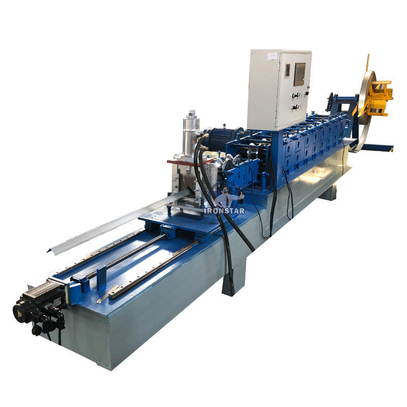 CE 1-3mm Sheet Angle Iron Roll Forming Machine Servo Motor Control Automatic