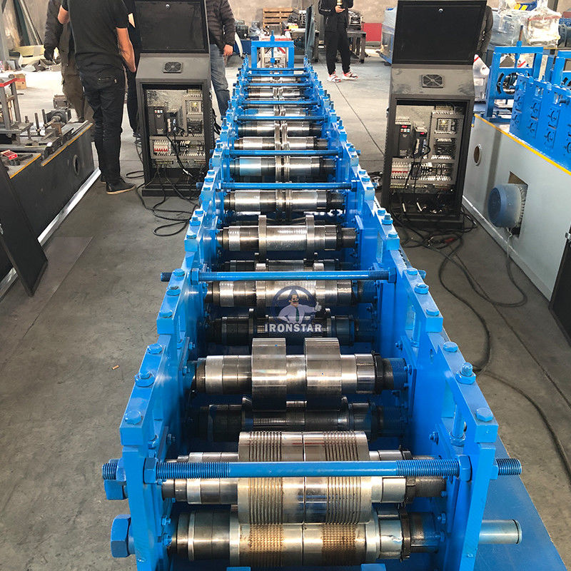 3 Size In 1 C Channel 50 / 75/ 100mm Punching H Holes Drywall Stud And Track Roll Forming Machine