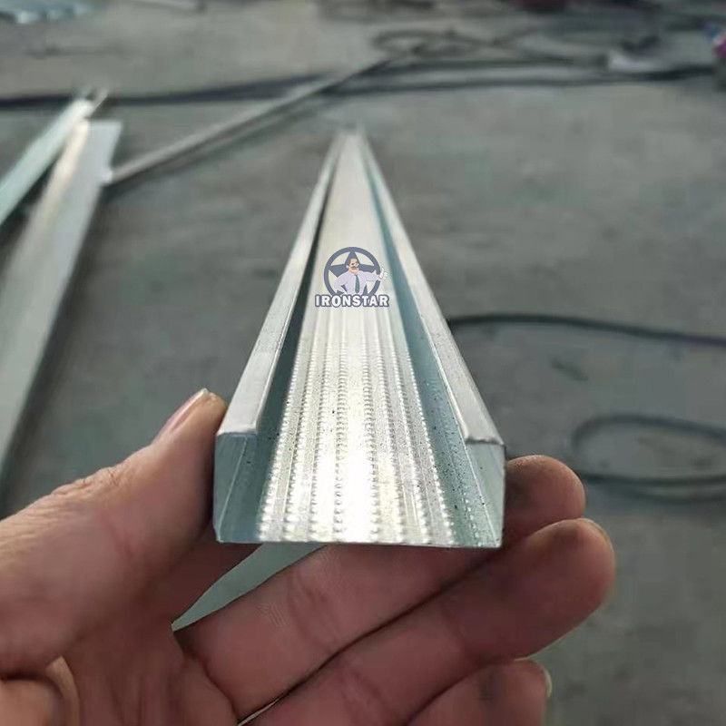 0.3-0.6mm Stud And Track Machine Ceiling Channel Roll Forming Machine Hydraulic Cutting