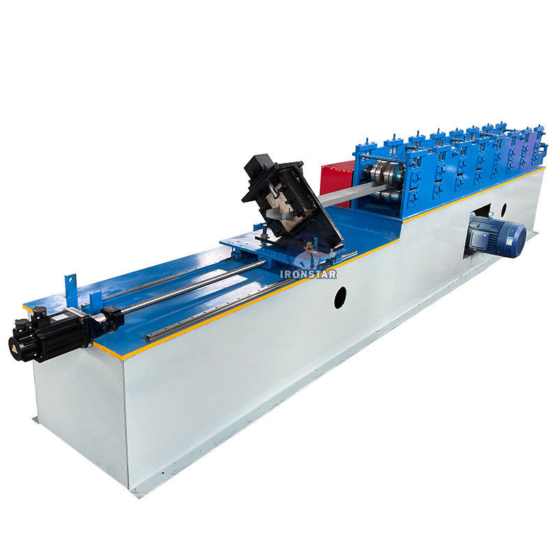 Customizable 0.3mm-0.8mm Ceiling U Channel Roll Forming Machine PLC Control