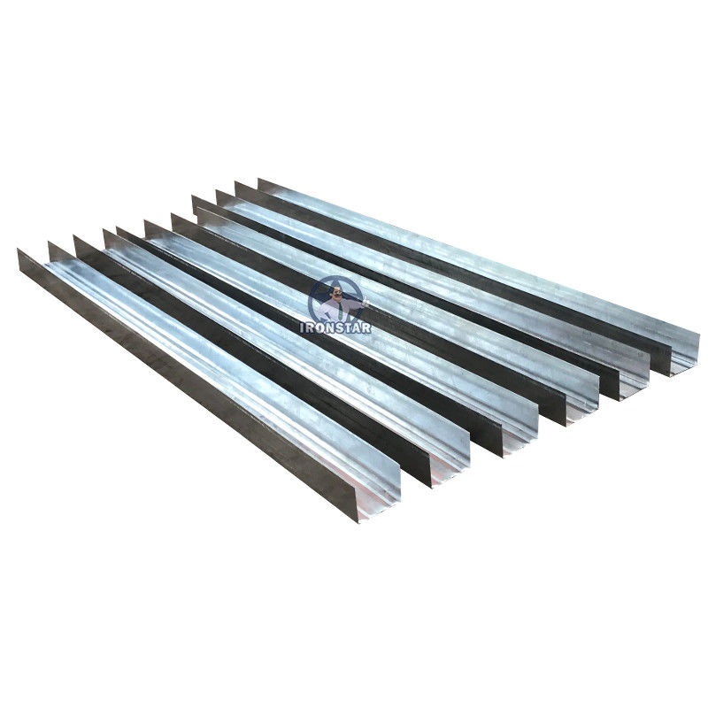 62 / 92Mm Drywall U Channel Roll Forming Machine 10 Rows Roller Station