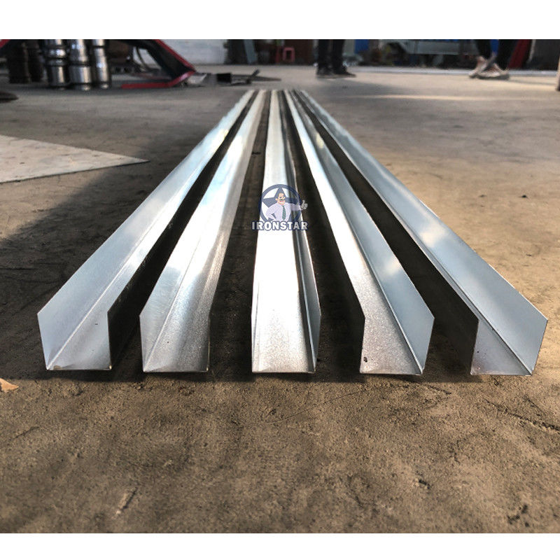 9 Rows Roller Station U Channel Roll Forming Machine 27*28 High Strength