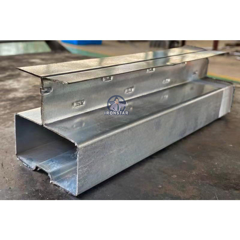 Support Customized PLC Control 0.6mm Steel Metal Tube Forming Machine