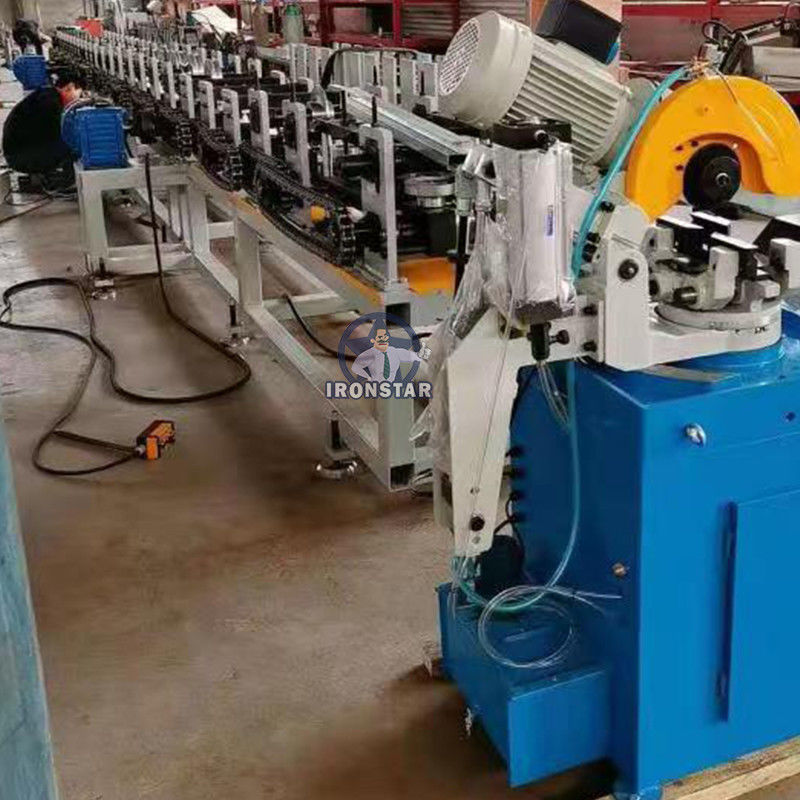Support Customized PLC Control 0.6mm Steel Metal Tube Forming Machine