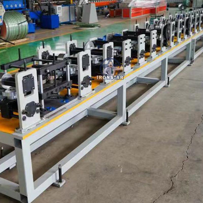 Support Customized PLC Control 0.6mm Steel Metal Tube Forming Machine