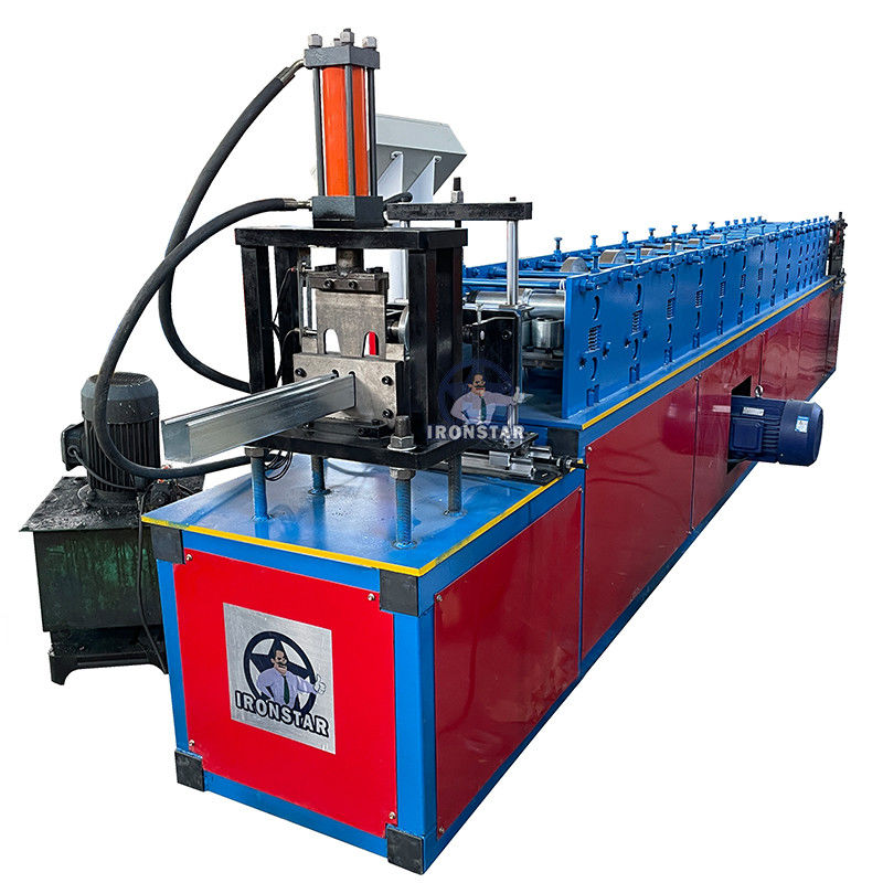 1.5mm Roller Shutter Machine C Guide Rail Roll Forming Machine In Garage Store