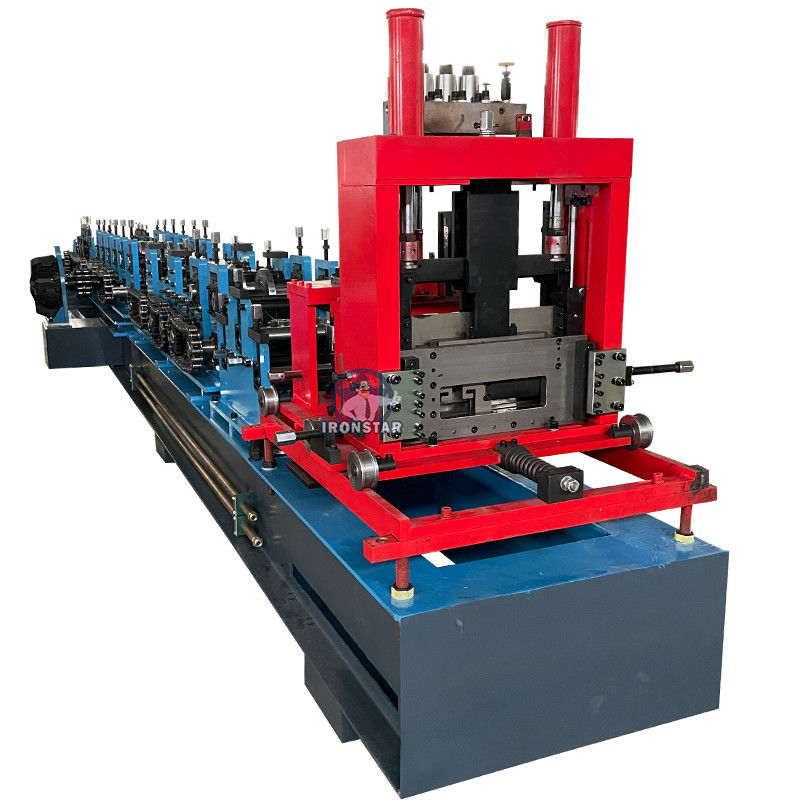 1mm-3mm Steel Sheet CZ Purlin Roll Forming Machine C Purlin Making Machine 22KW