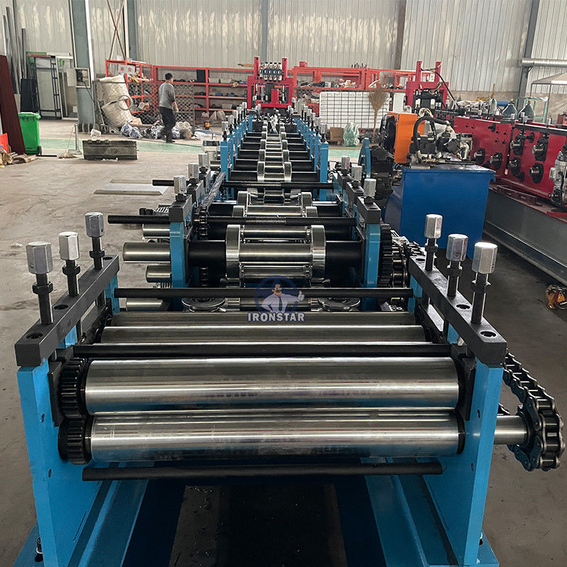 Changeable 80-300mm Steel Frame  UCZ Purlin Roll Forming Machine Full Automatic