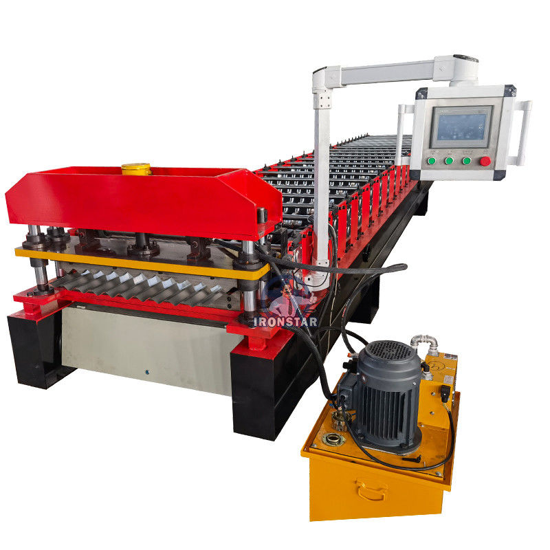 Feeding Width 2.6m 3m Corrugated Steel Panel Roll Forming Machine Automatic