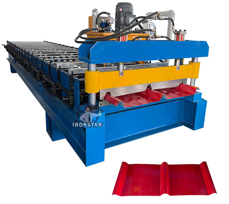 3 Rib PPGI Color Steel Roofing Sheet Making Machine Roof Sheet Rolling Machine