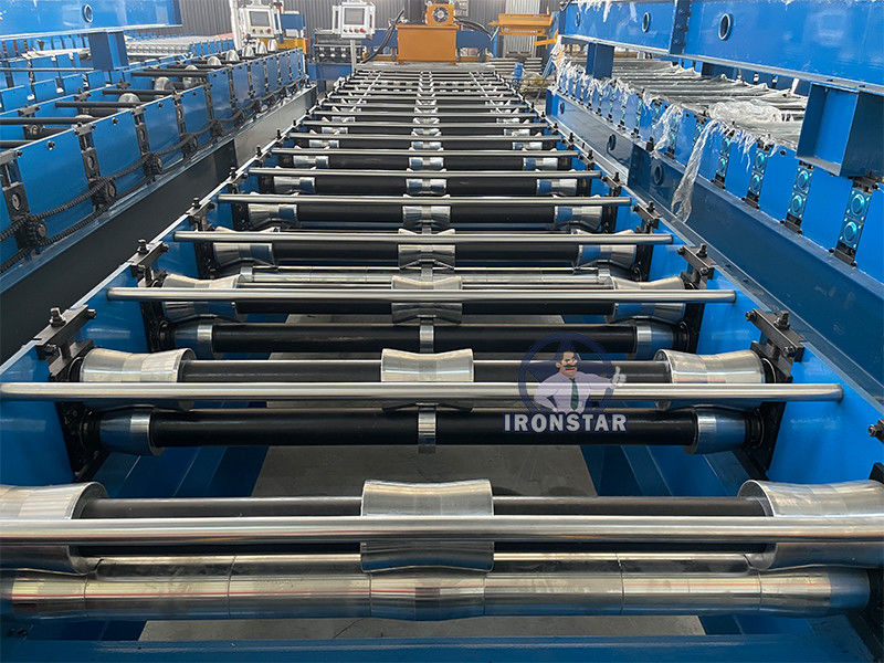 3 Rib PPGI Color Steel Roofing Sheet Making Machine Roof Sheet Rolling Machine