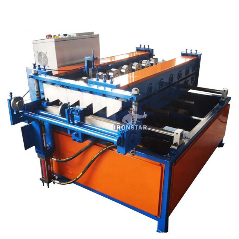 Customized 0.3-0.8mm Color Steel Standing Seam Roofing Machine 8 Rows