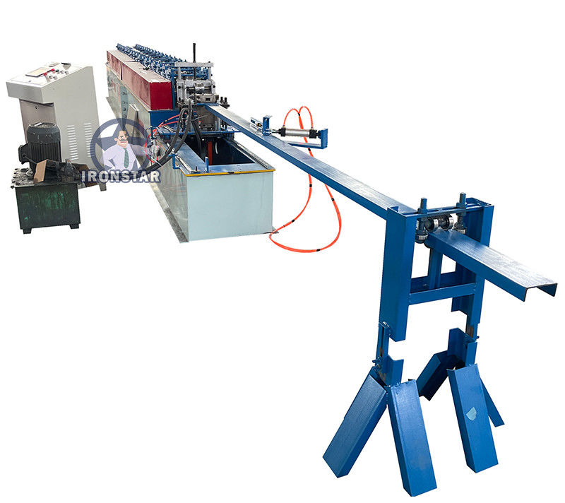 Hydualic Cutting Metal Locked Tube Roll Forming Machine 3 Years Warranty
