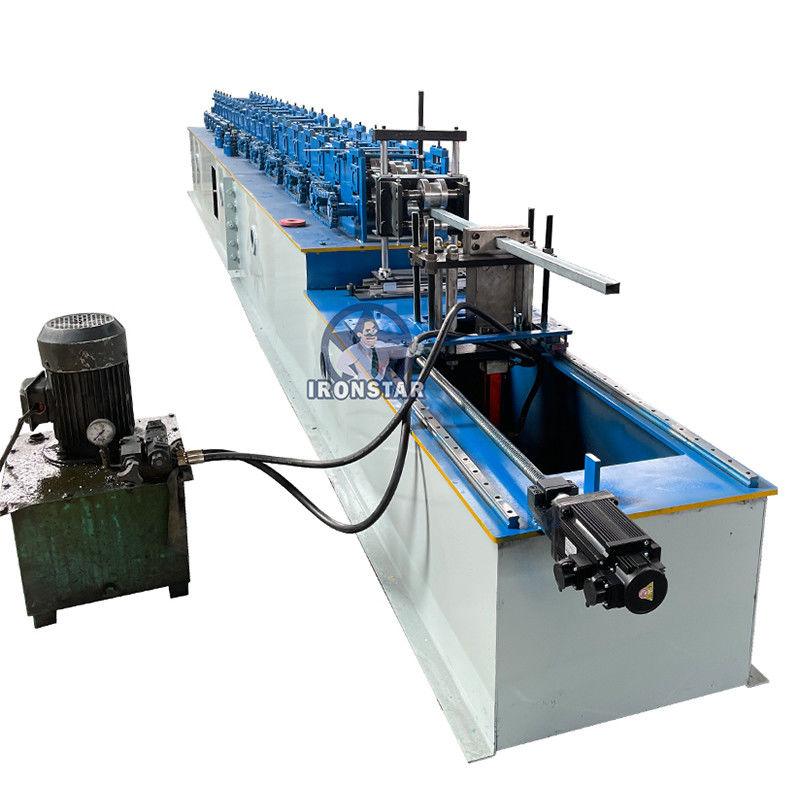 Hydualic Cutting Metal Locked Tube Roll Forming Machine 3 Years Warranty