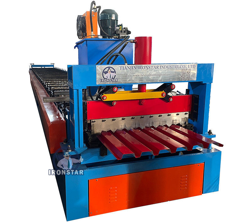 Automated 0.8mm-2mm Floor Deck Roll Forming Machine Deck Roll Former