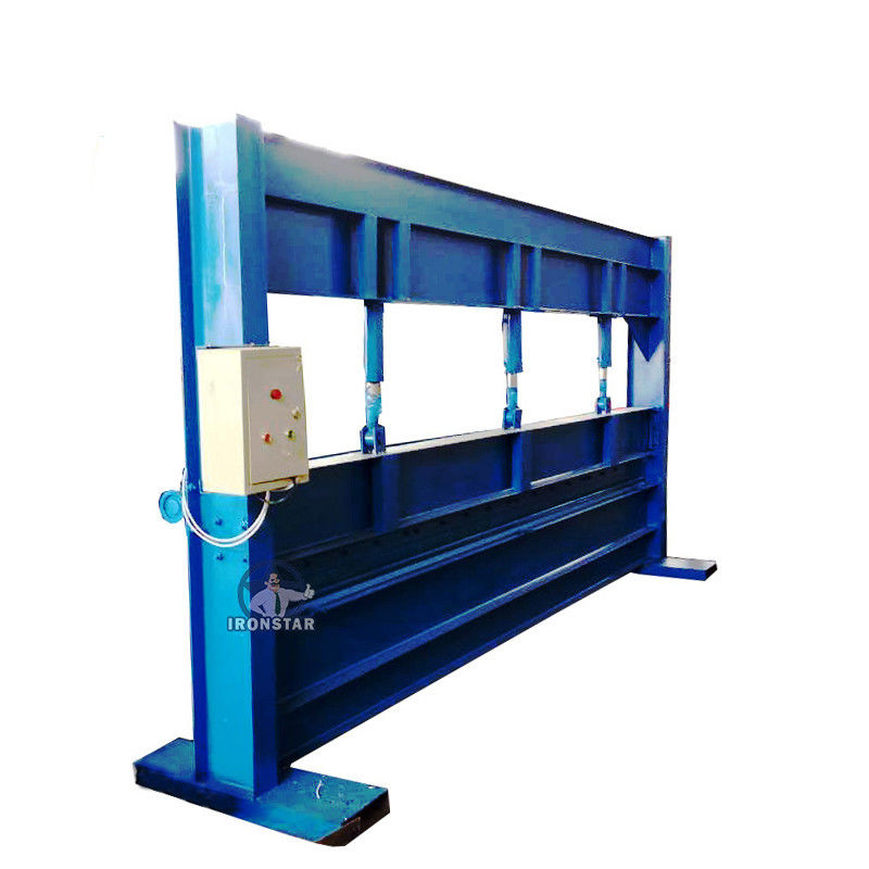 Color Steel 4m Foot Press Metal Bending Machine 1000mm  Feeding width
