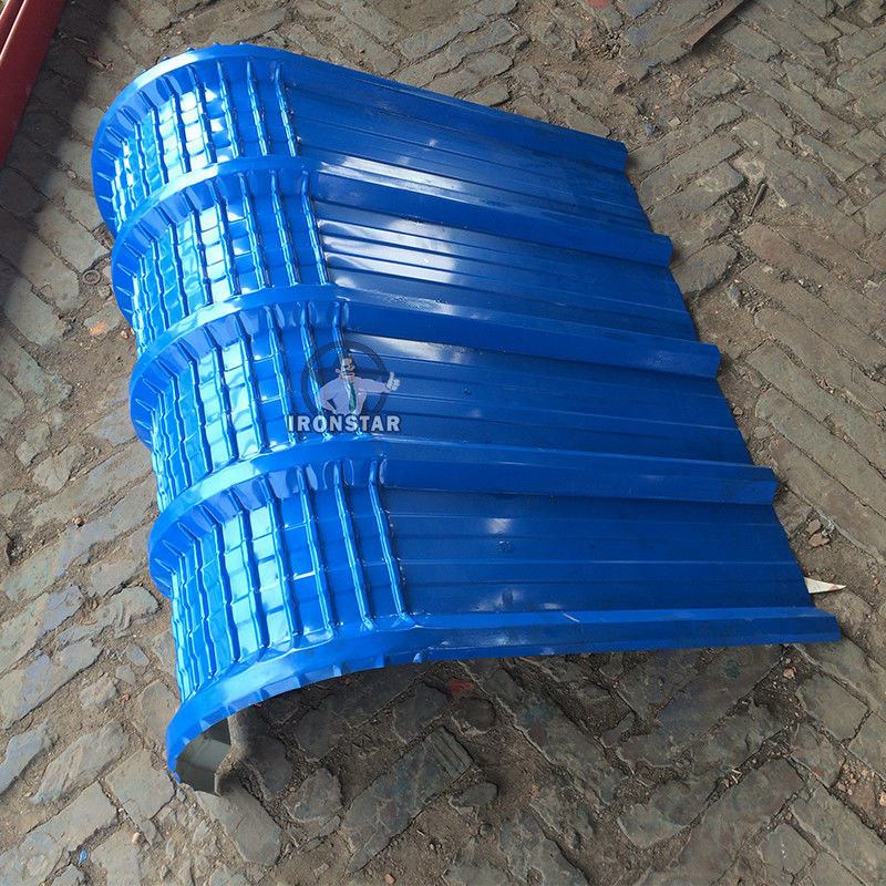 Curve Metal Roll Forming Machines PPGI Roofing Sheet Crimping Machine
