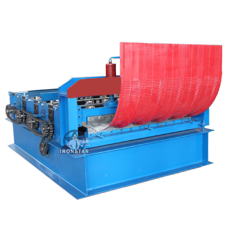 5.5KW Metal Roll Forming Machines Roof Sheet Curving Roll Forming Machine