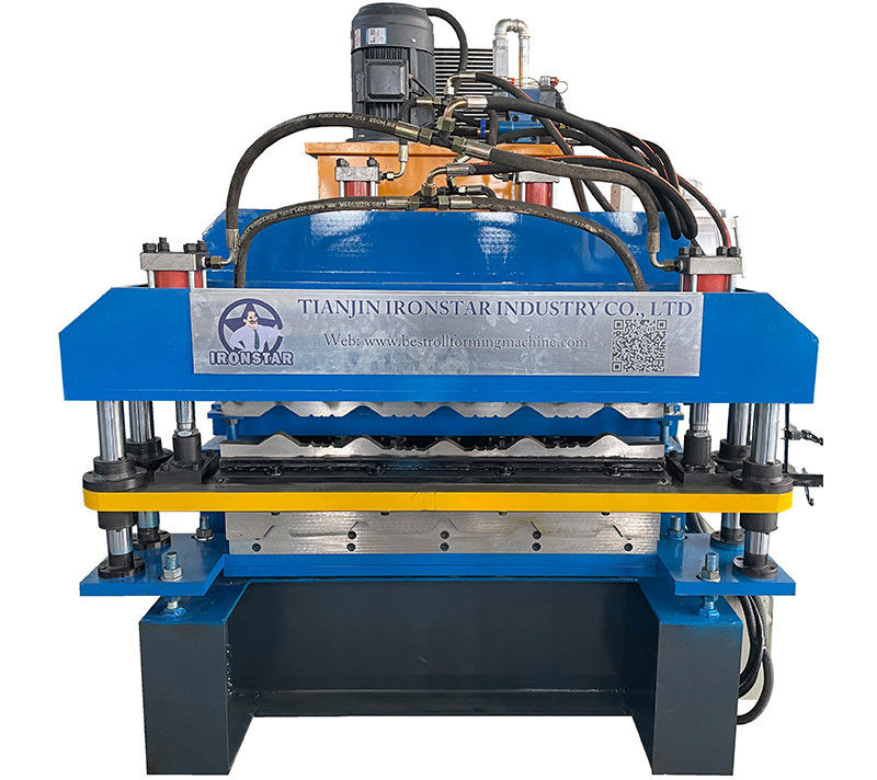840mm And 1000mm Glazed Tile Double Layer Forming Machine 5.5KW