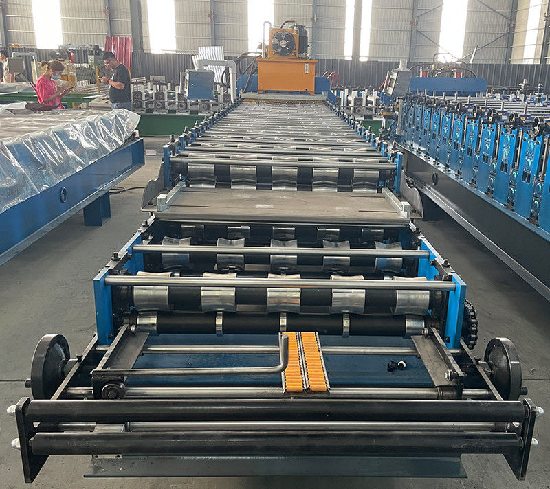 840mm And 1000mm Glazed Tile Double Layer Forming Machine 5.5KW