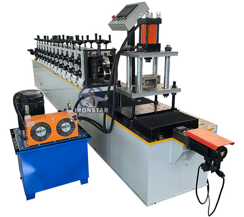 Ceiling Drywall 0.3-1mm Omega Profile Roll Forming Machine CE Certified